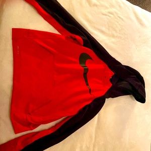 Red and black boys Nike sweatshirt